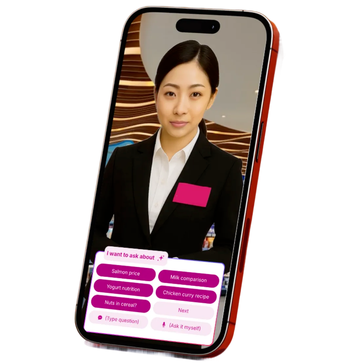 Self Service AI Kiosks Interface Preview